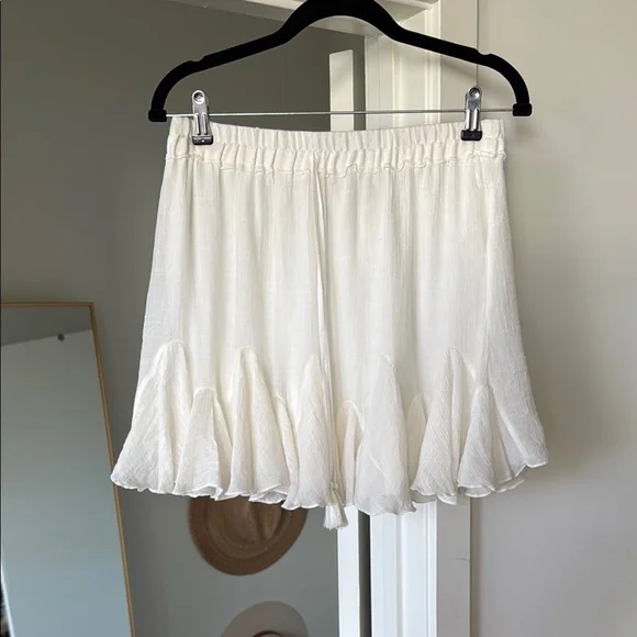NWT Elegant White Ruffle Skirt - Picture 6 of 10